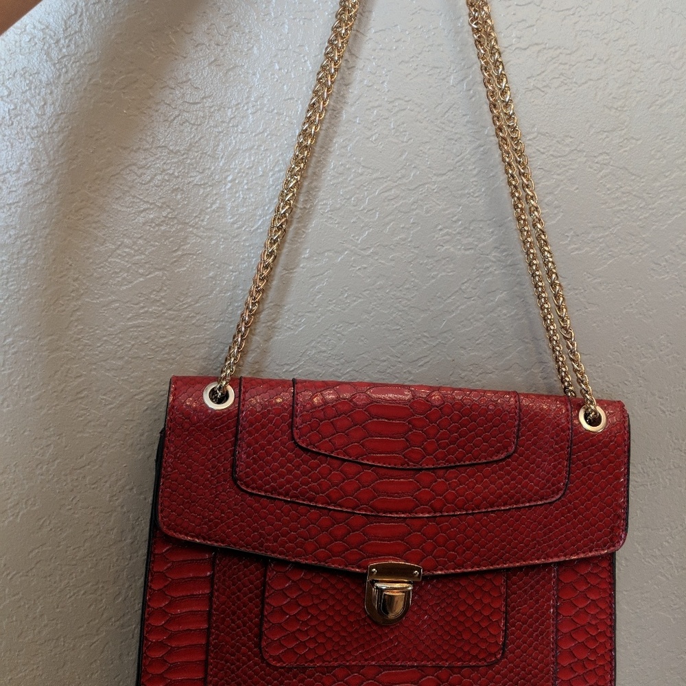 Red Shoulder bag